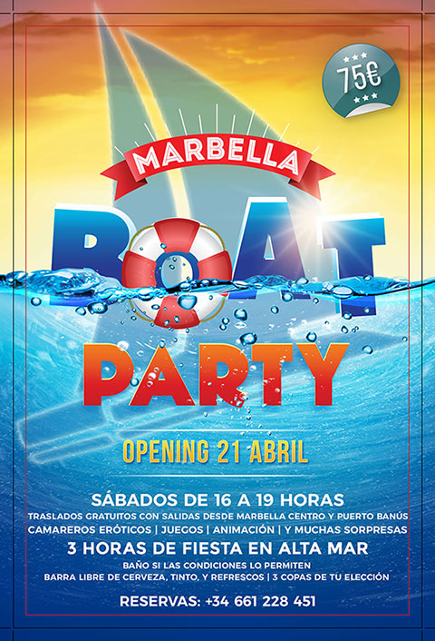 Boat Party Marbella 2019
