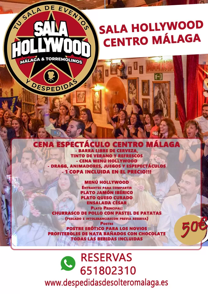 Sala Hollywood centro Málaga